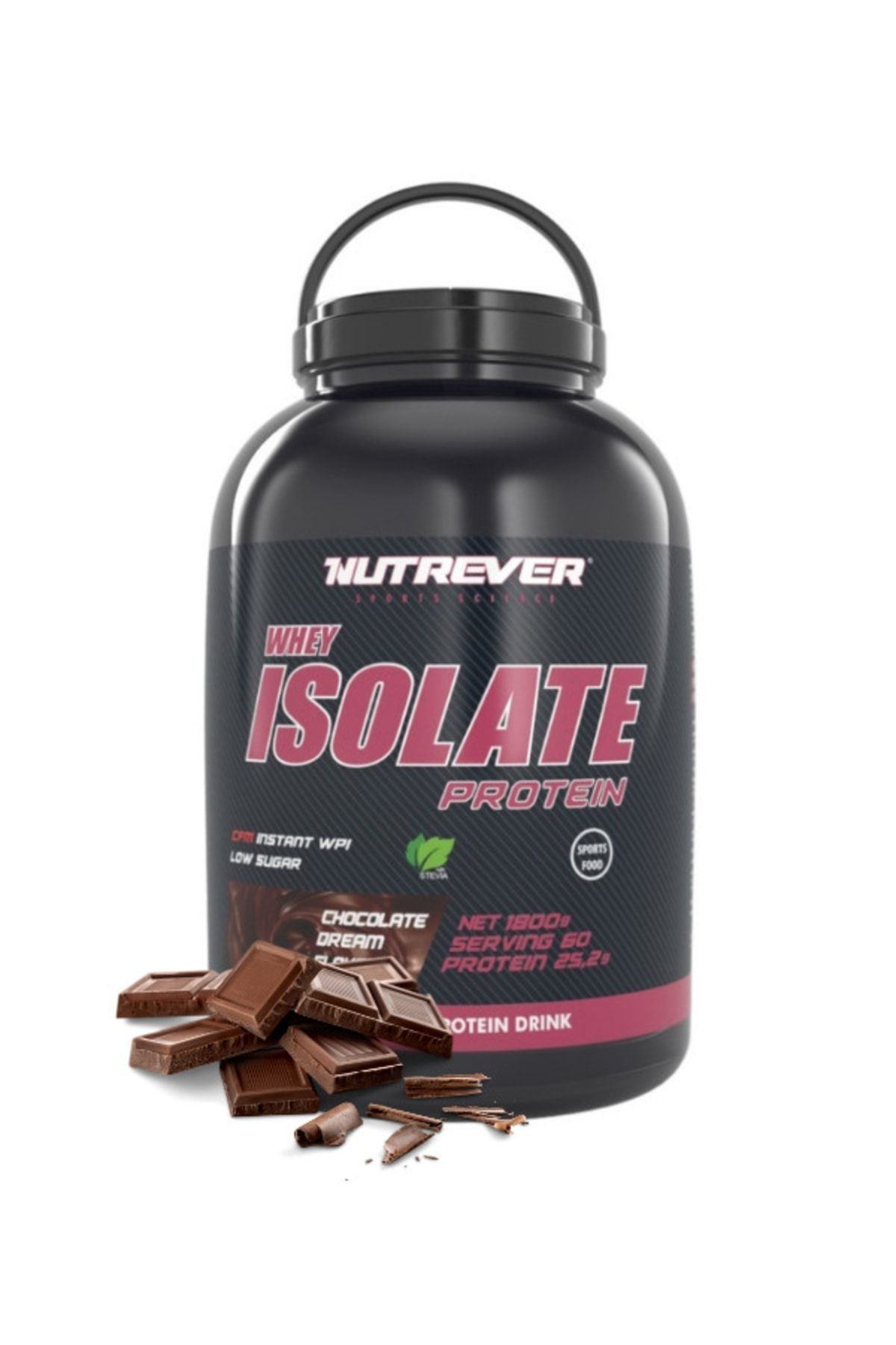 Nutrever Whey Isolate Protein - Çikolata 900g
