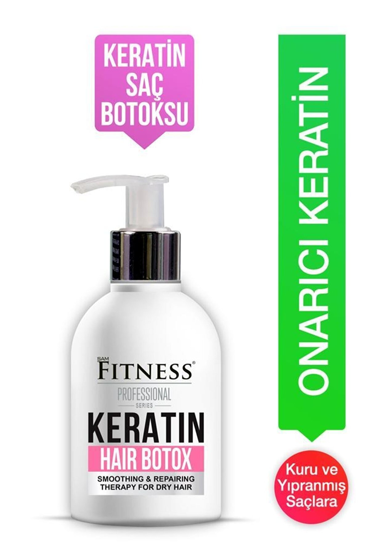 Fitness Professional Keratin Onarıcı Yıpranmış Kuru Saç Botoksu Hair Botox 250ml