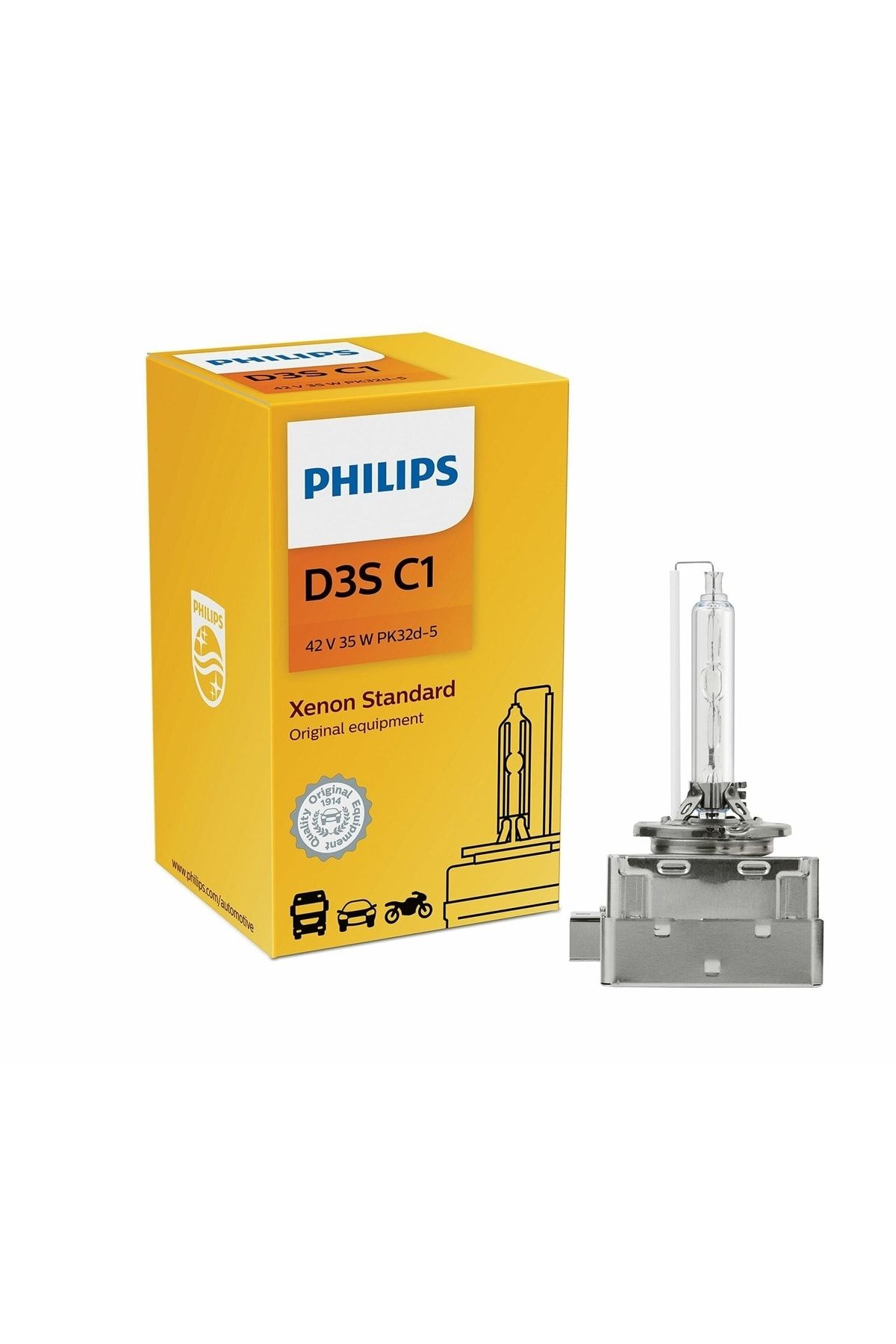 Philips Ampul D3s Standard Xenon Hıd