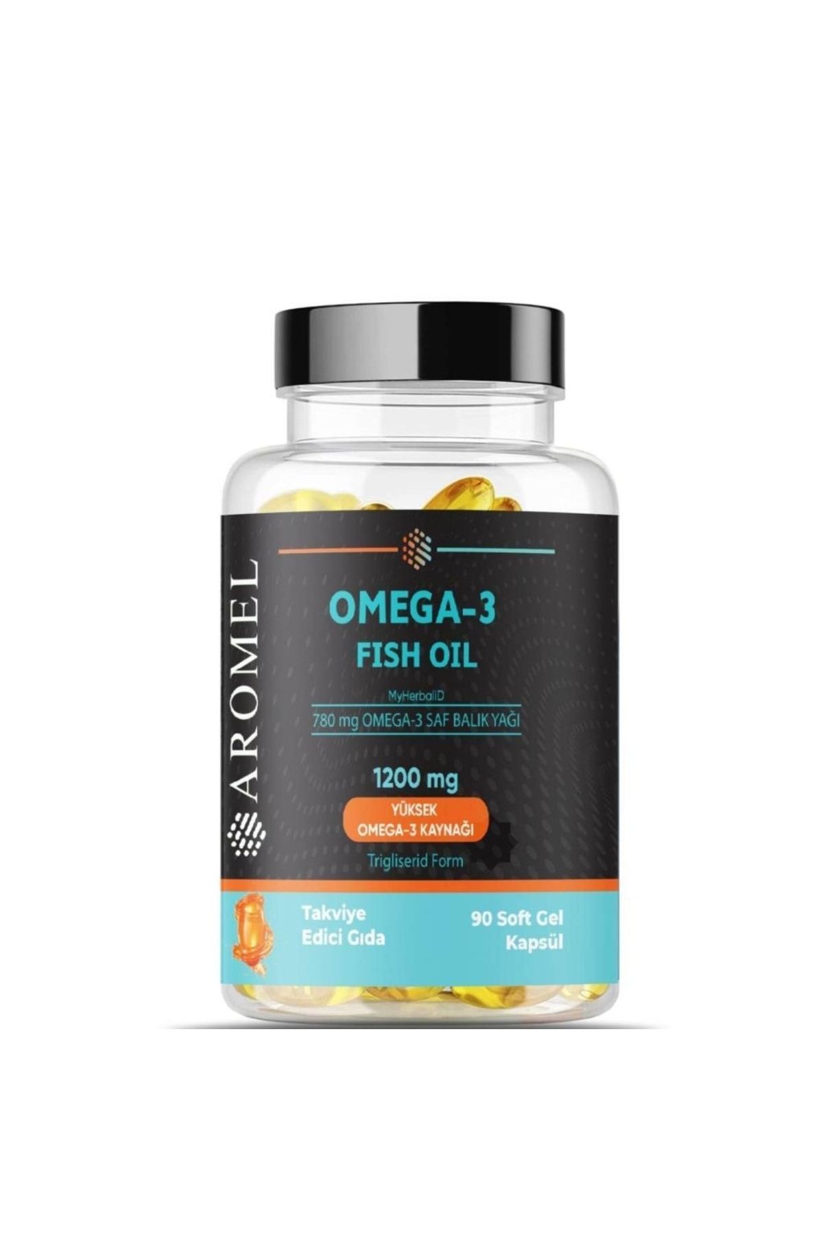 Aromel Omega 3 Balık Yağı 90 Adet Softgel ?1200 mg Yüksek Omega Kaynağı