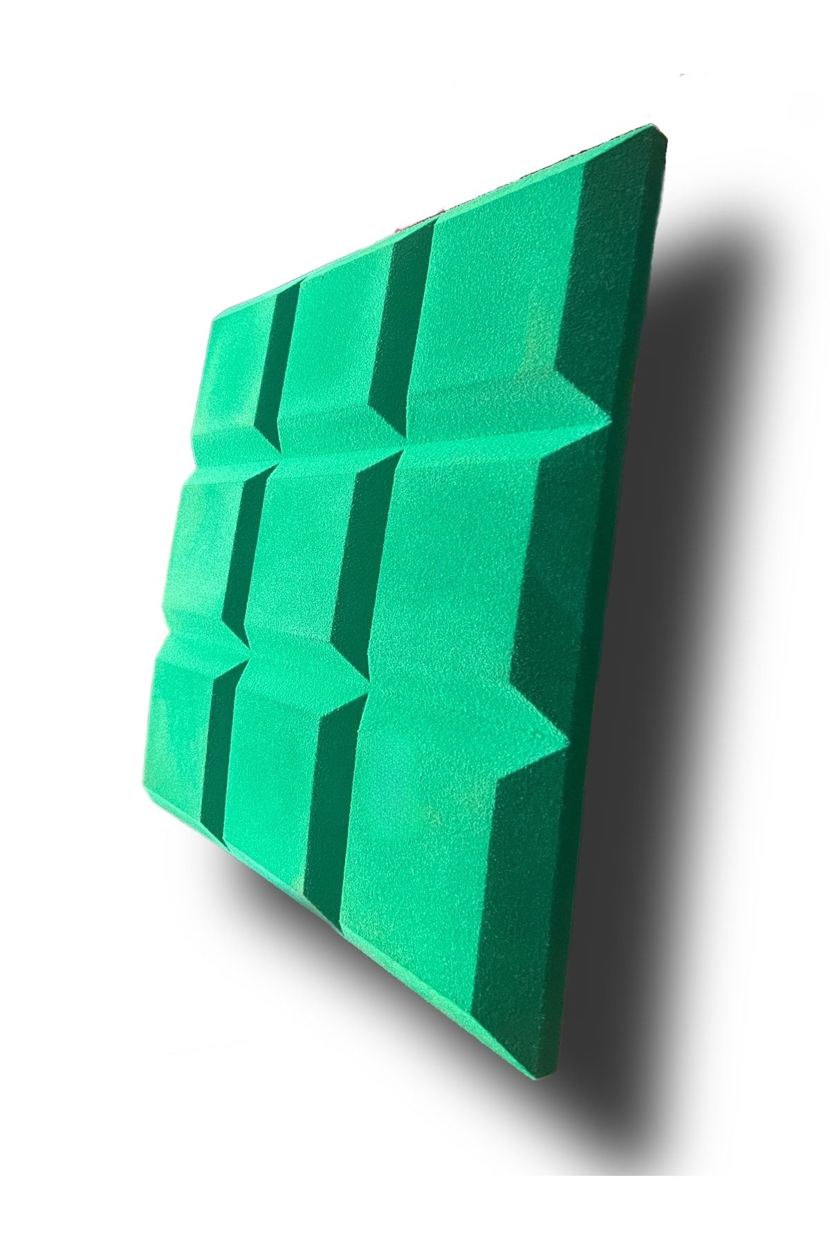 Ankases Ses Yalıtım Yeşil Kesik Piramit Akustik Sünger Panel 50x50cm Kalınlık 40mm
