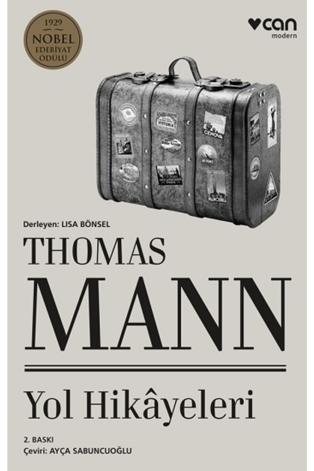 Can Sanat Yayınları Yol Hikayeleri, Thomas Mann, Can Yayınları, Yol Hikayeleri Kitabı, 224 Sayfa