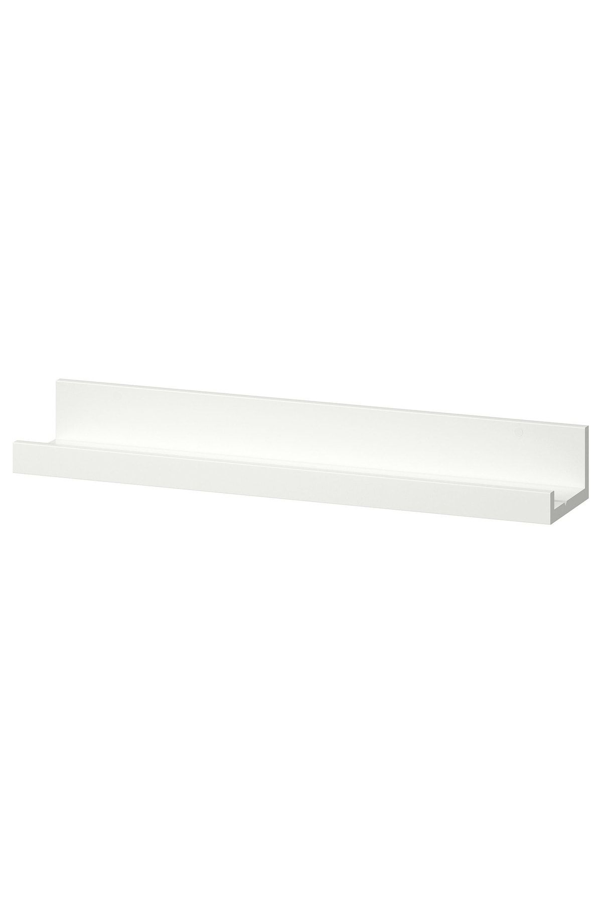 IKEA Ahşap Çerçeve Rafı 55x12 Cm Duvar Rafı Kitaplık Çerçevelik Raf Beyaz Bir Adet