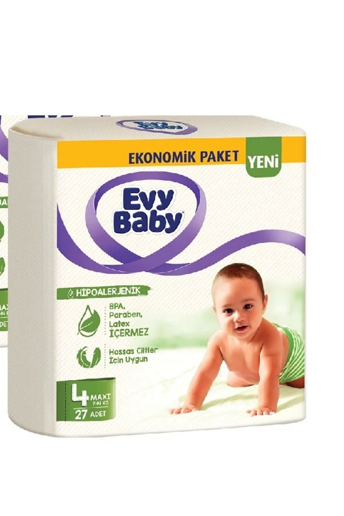 Evy Baby Bebek Bezi 4 Beden Maxi 27 Adet Yeni Paket