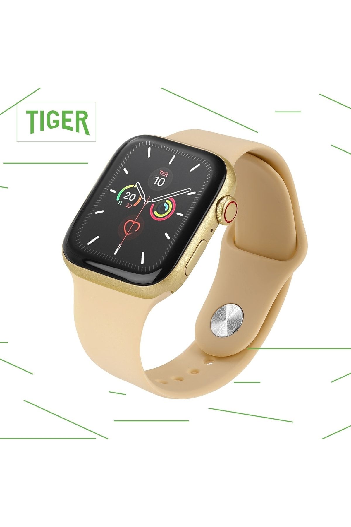 Tiger Marka Akıllı Saat Pembe Renk 2023 Versiyon
