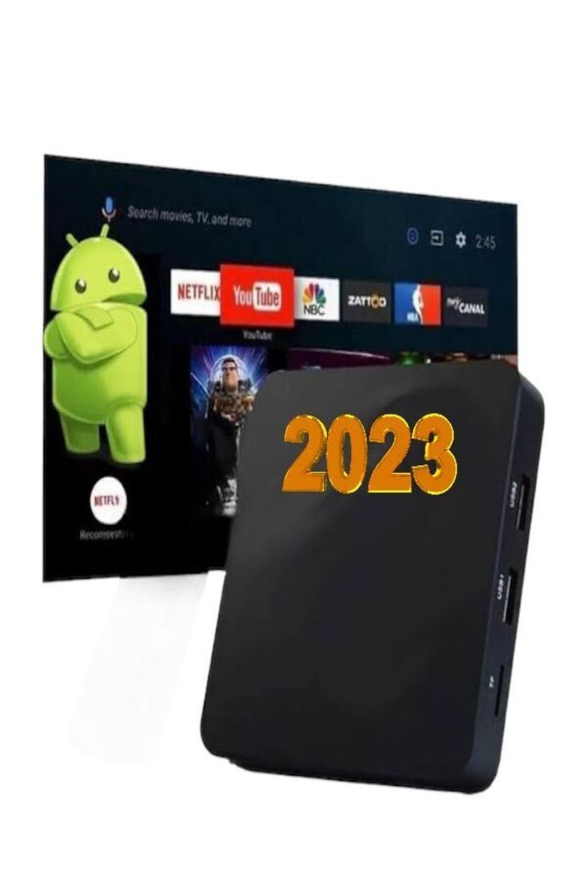 Smart 2023 Hediyeli Android Pro Tv Box 4k Uhd - Medıa Player - Çanaksız Tv -akıllı Tv / Media Player