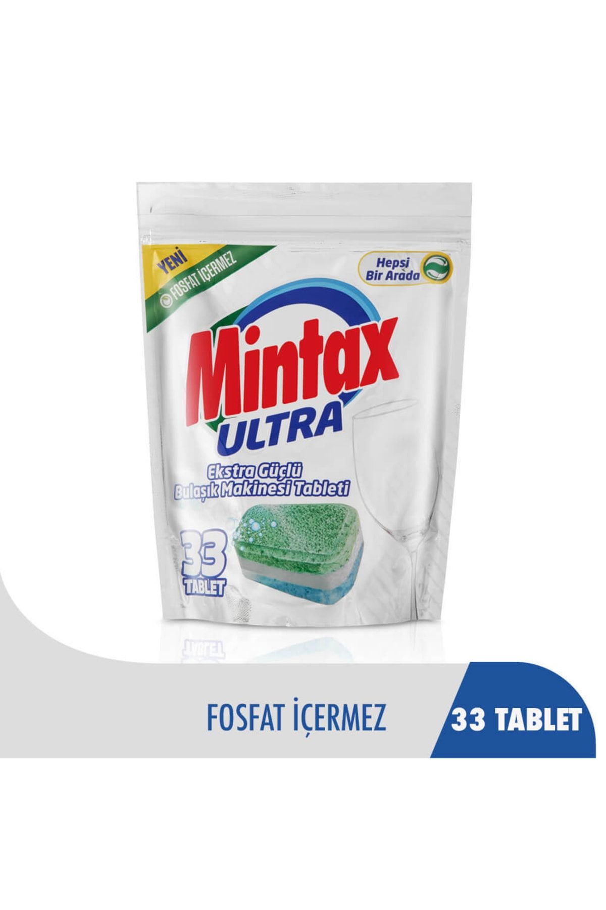 Mintax Ultra Bulaşık Makinesi Tableti 33 Adet