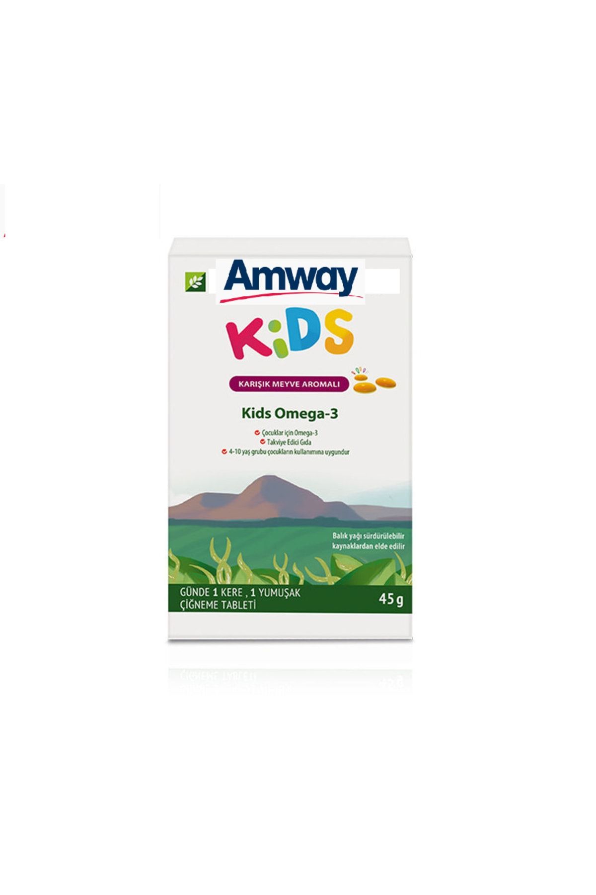 Amway Kids Çocuk Omega - 3 Çiğnenebilir Yumuşak 30 Kapsül