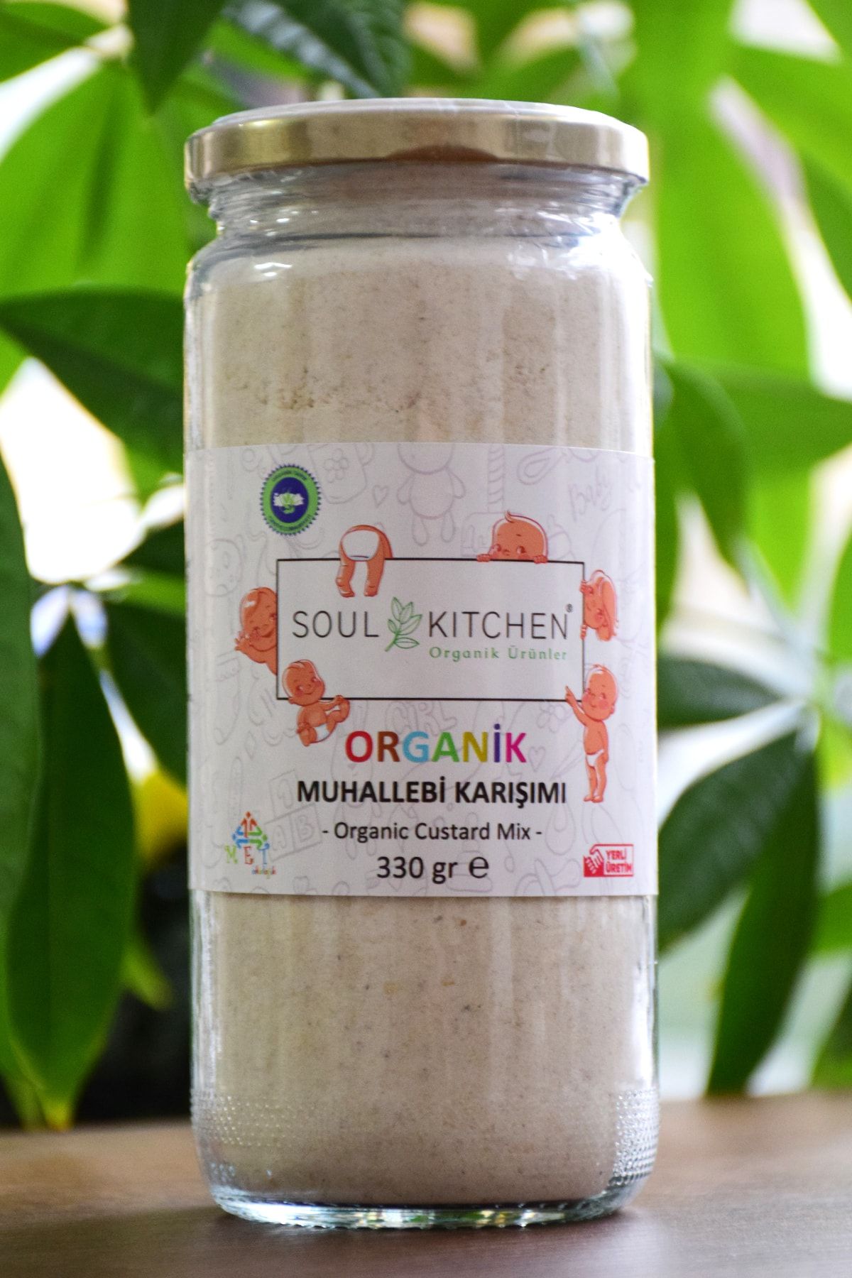 Soul Kitchen Organik Ürünler Organik Bebek Muhallebi Karışımı 330gr