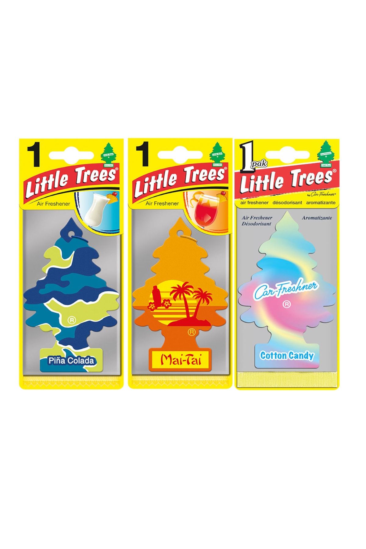 Little Trees Pina Colada - Mai Tai - Cotton Candy Oto Araç Kokusu