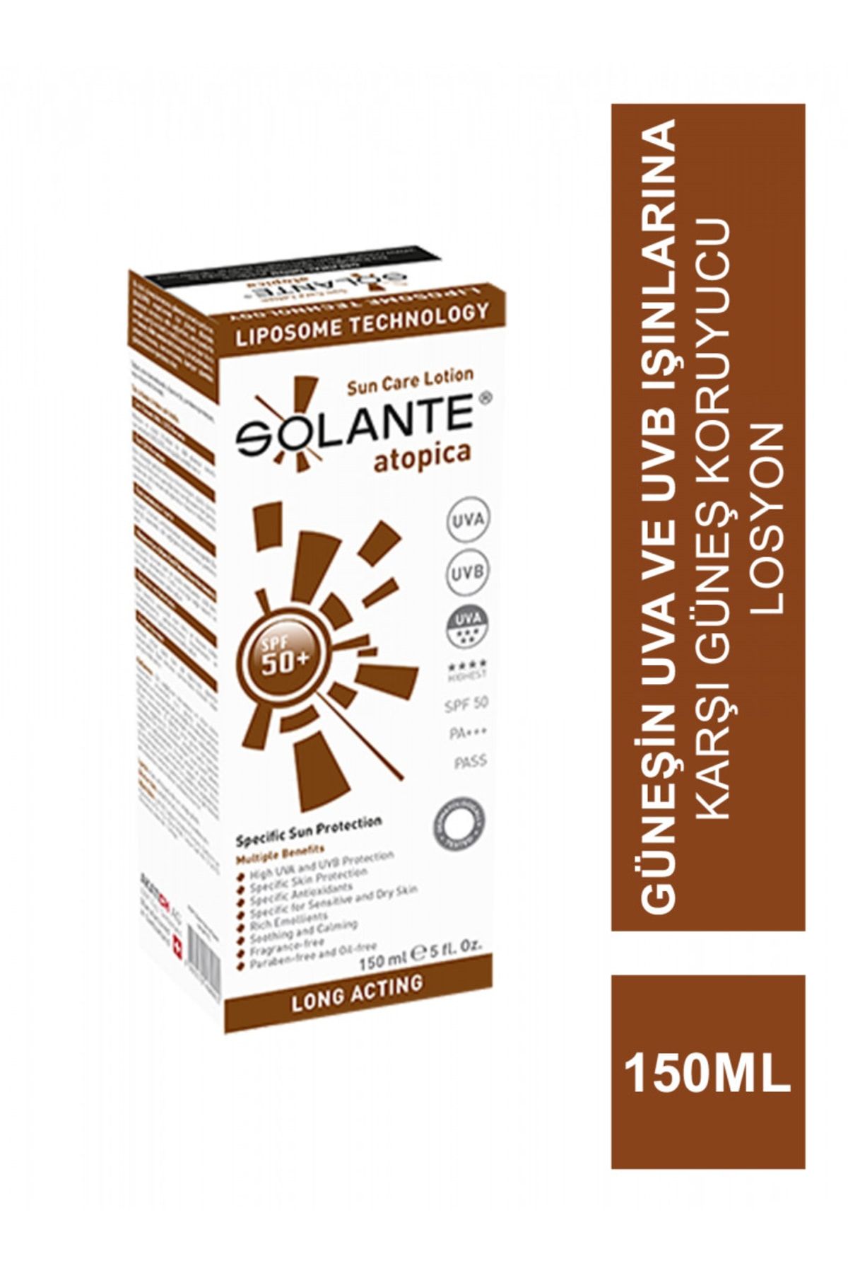 Solante Atopica Spf 50 Lotion 150ml Atopik Dermatitli Ciltler Için Güneş Koruyucu