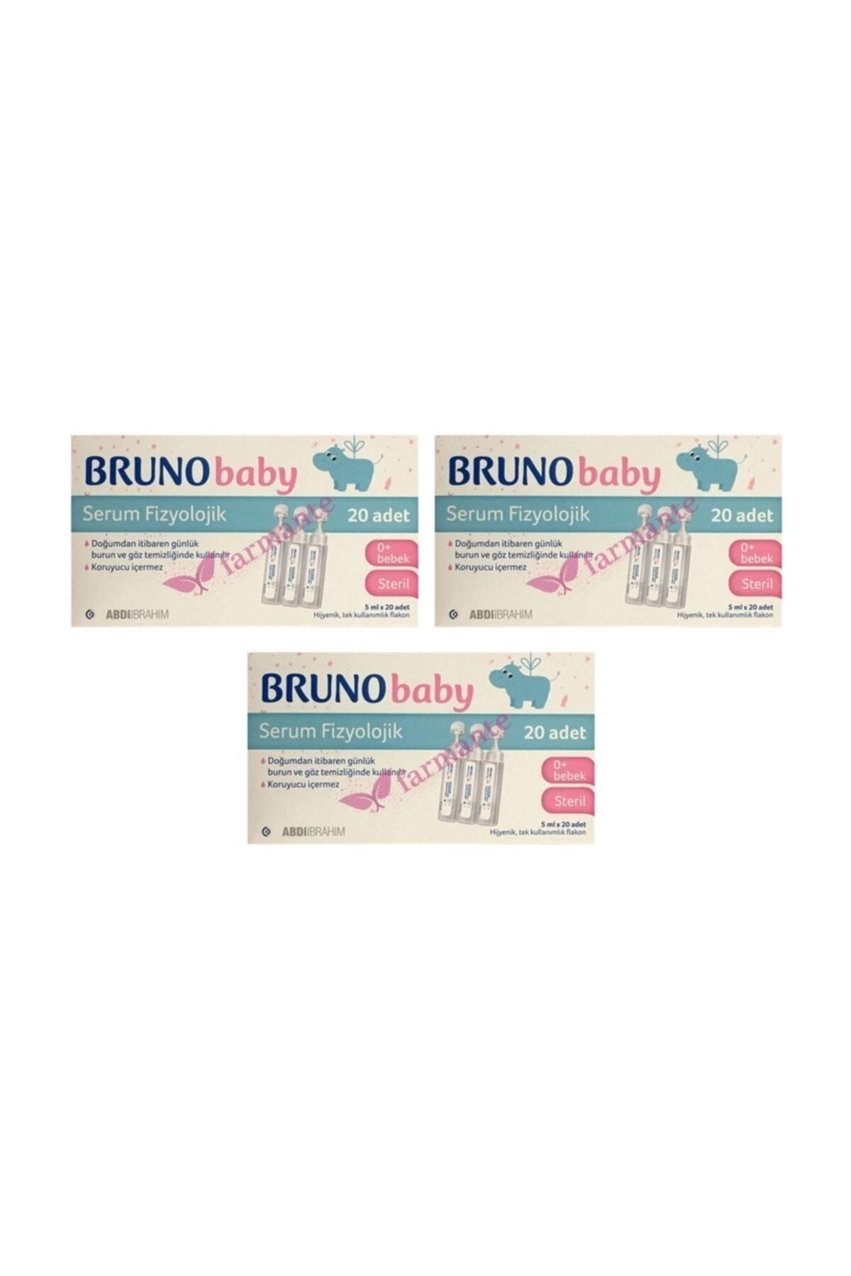 Bruno Baby Serum Fizyolojik 5 ml X 20 Flakon 3 Kutu