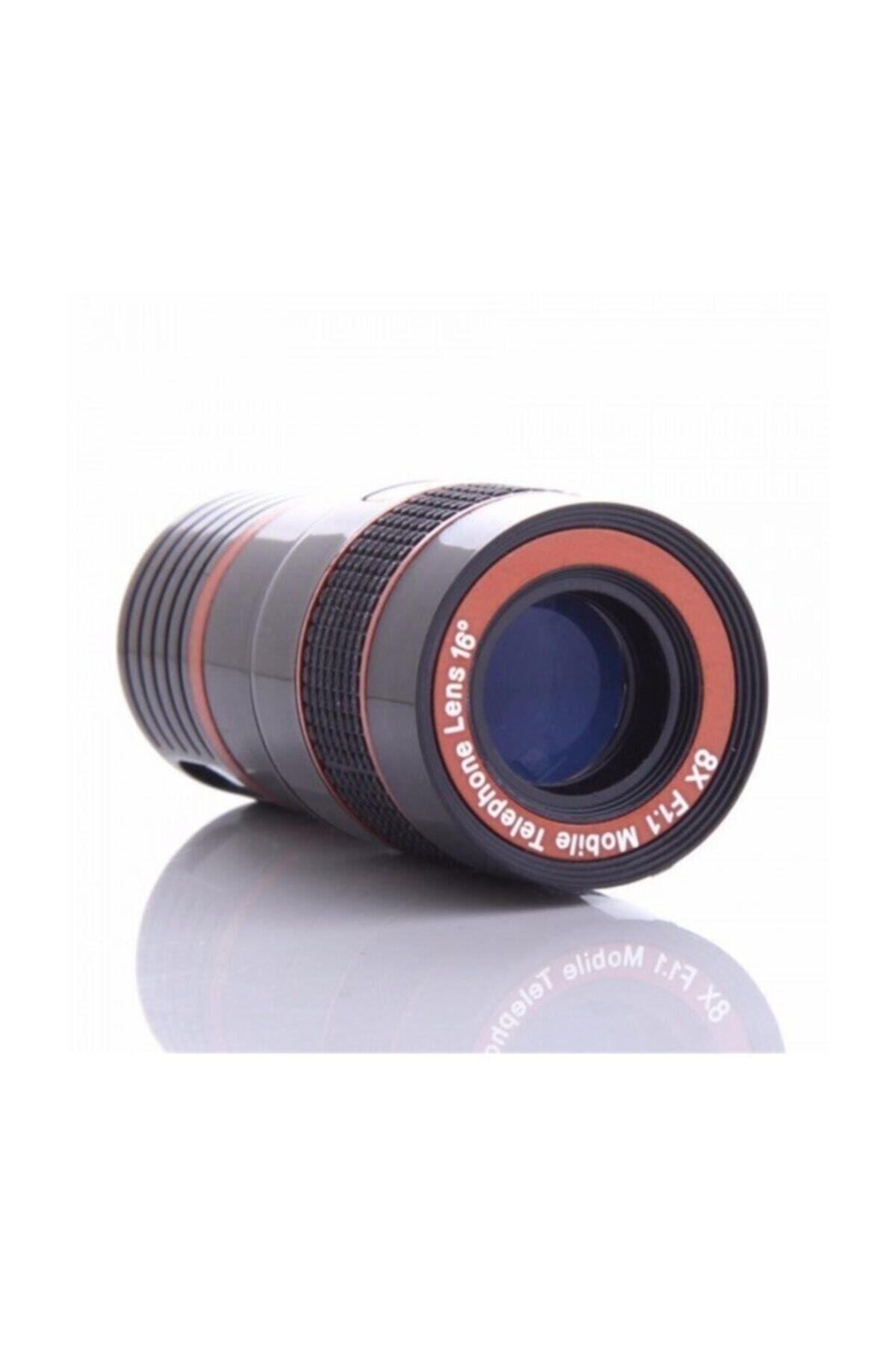 Nikula 8x Zoom Telefon Kamera Lensi - Mini El Dürbünü - Geniş Açı