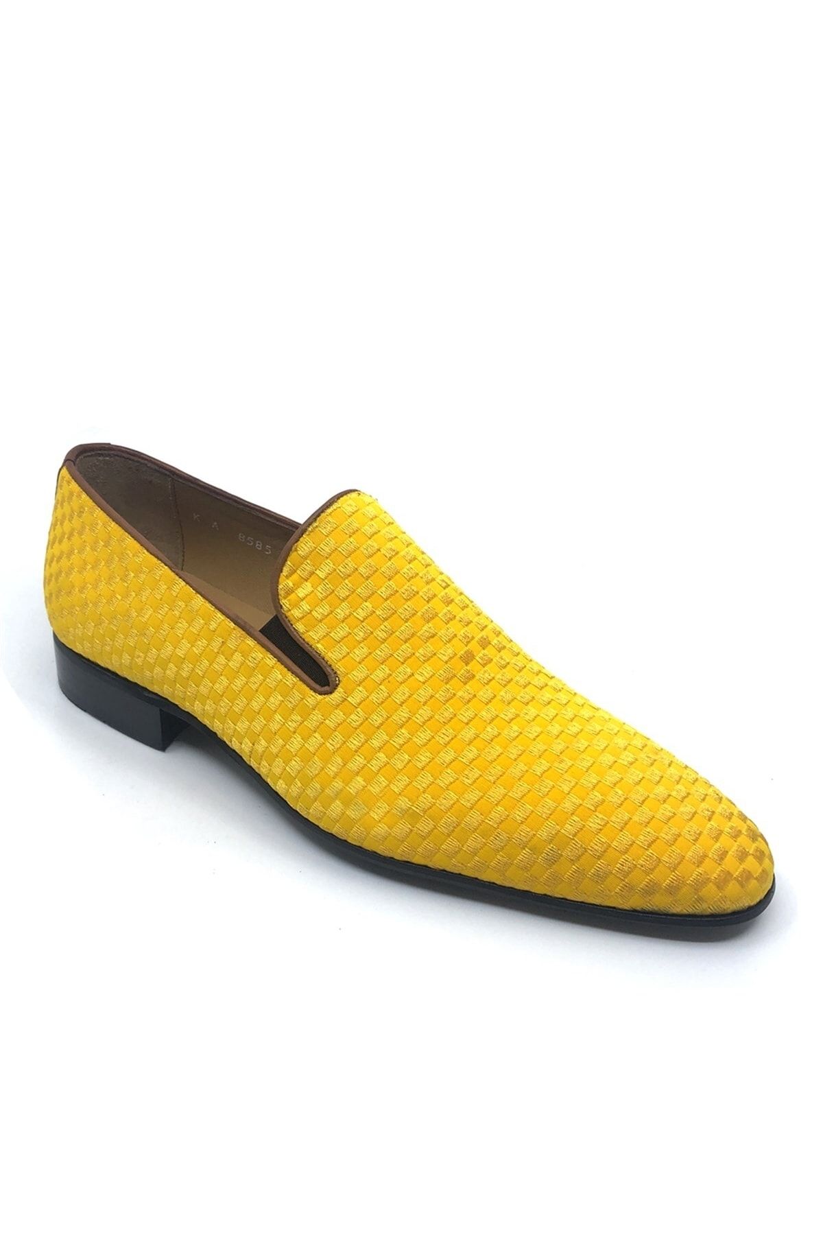 Fosco Nakışlı Sarı Klasik Erkek Ayakkabı 1305
