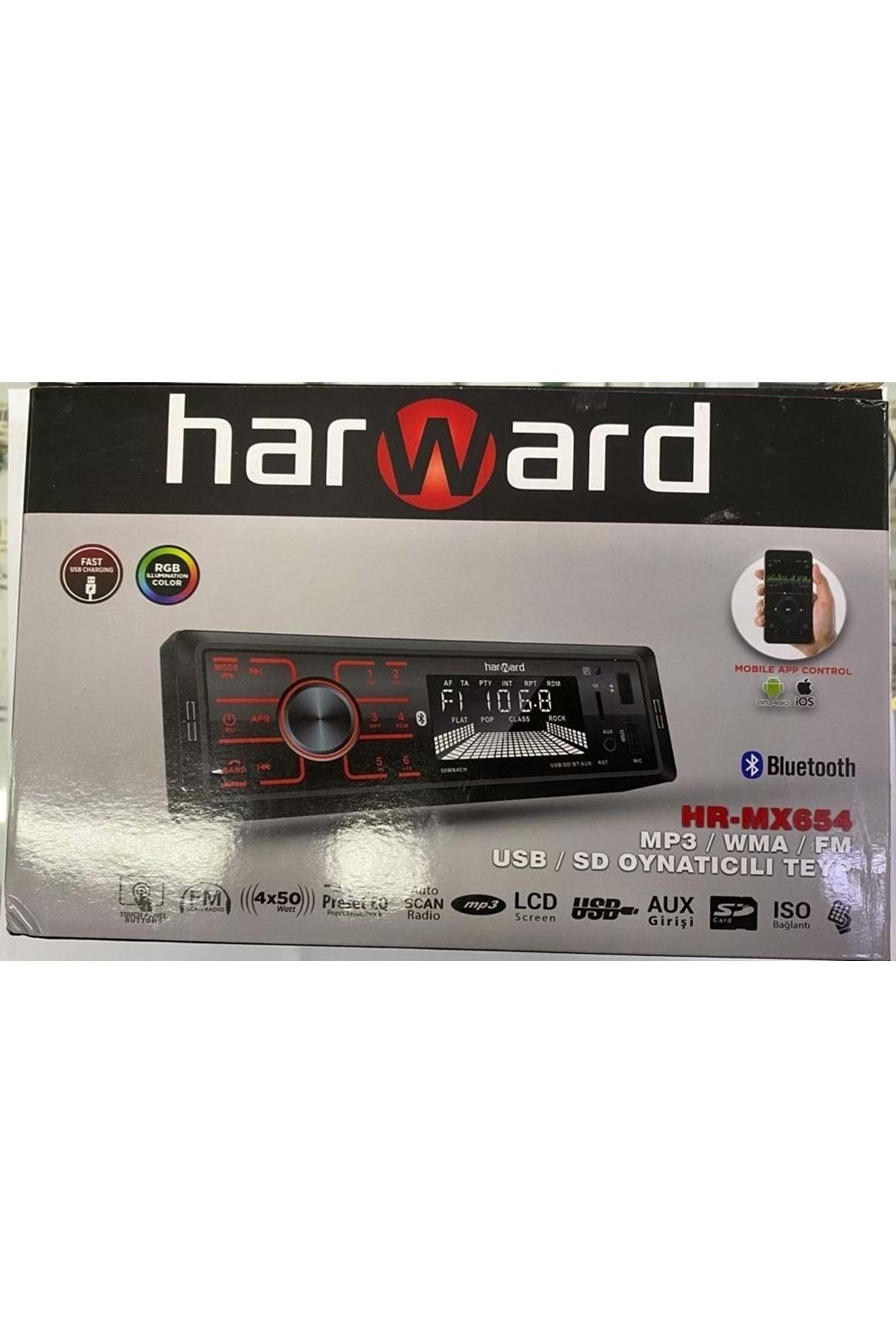harward Hr-mx654 4x50 Watt Oto Teyp