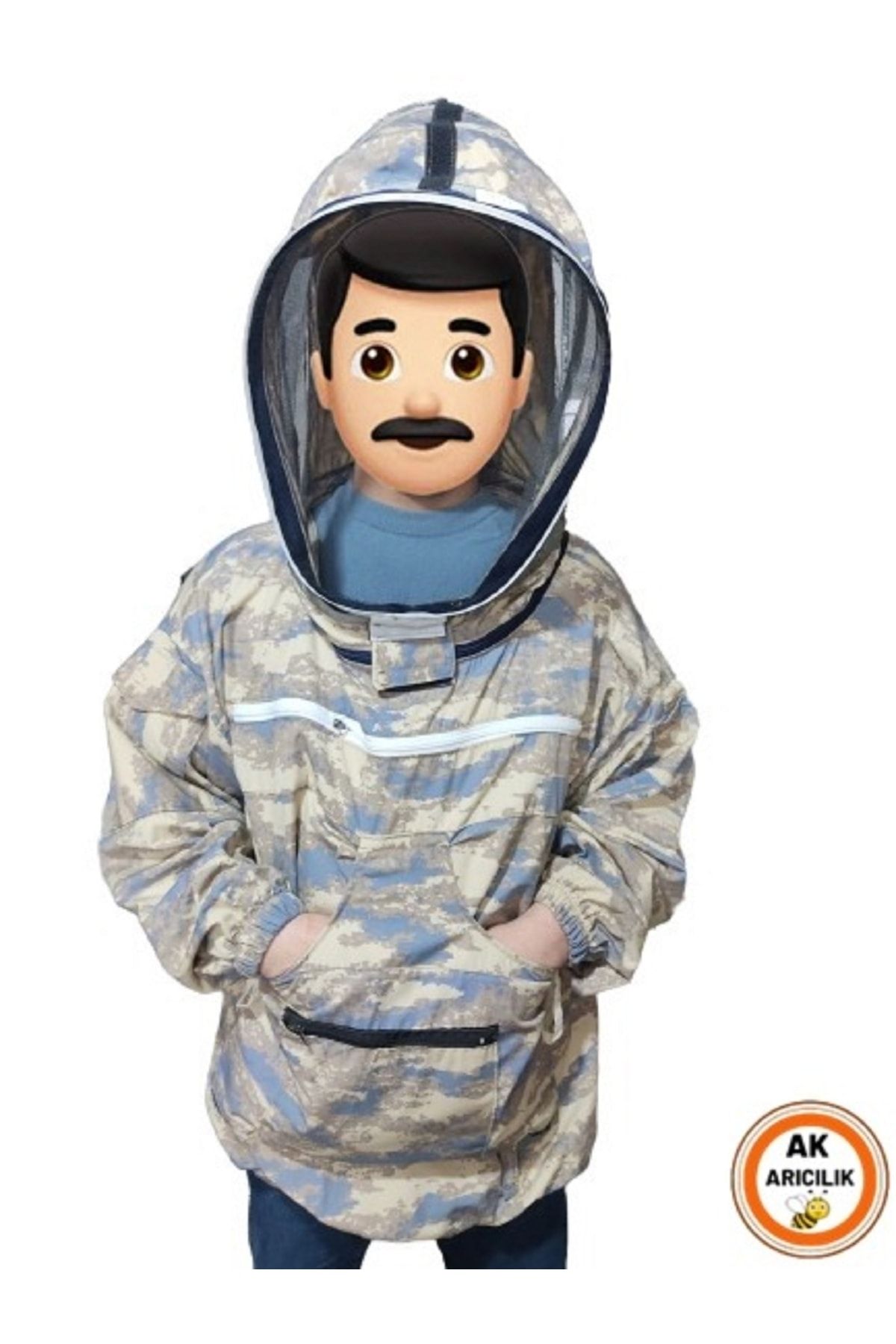 Ak Arıcılık Kafa Değmez Astronot Maske
