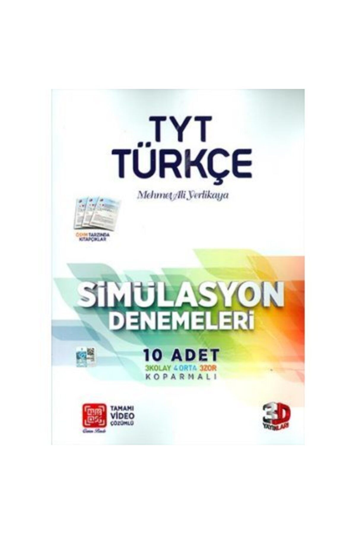 Çözüm Yayınları Tyt Türkçe Simülasyon Denemeleri 2021 Detaylı Video Çözümlü 3d