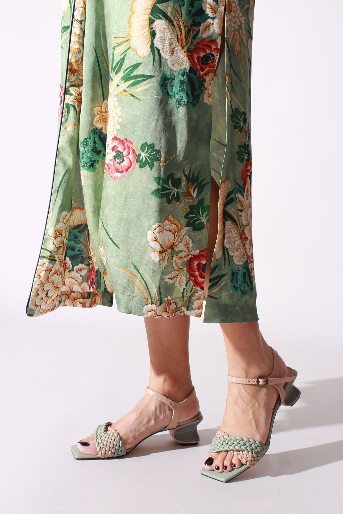 Rovigo Kadın Mint Bej Cilt Klasik Ayakkabı