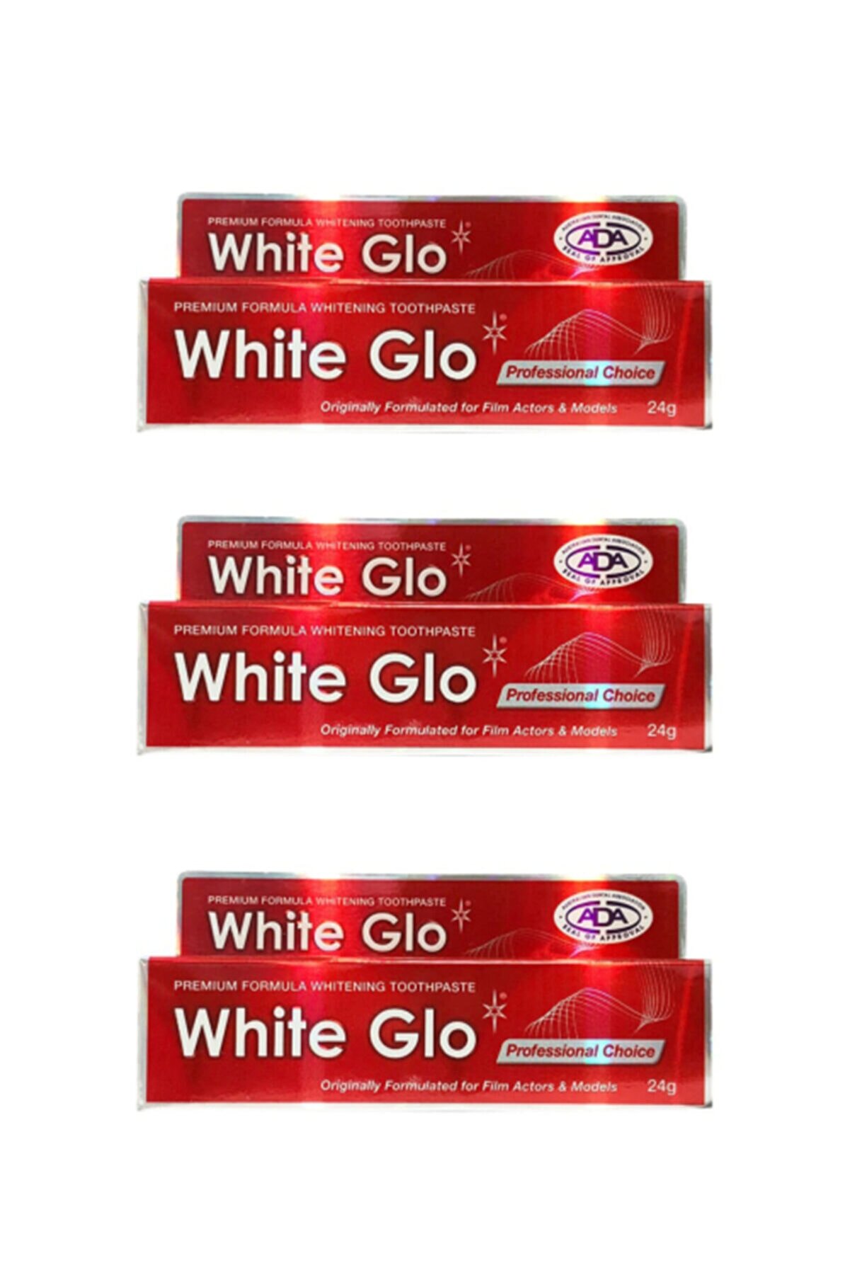White Glo Beyazlatıcı Diş Macunu Ekstra Formül Avantaj Paket X 3 Adet 24 Gr