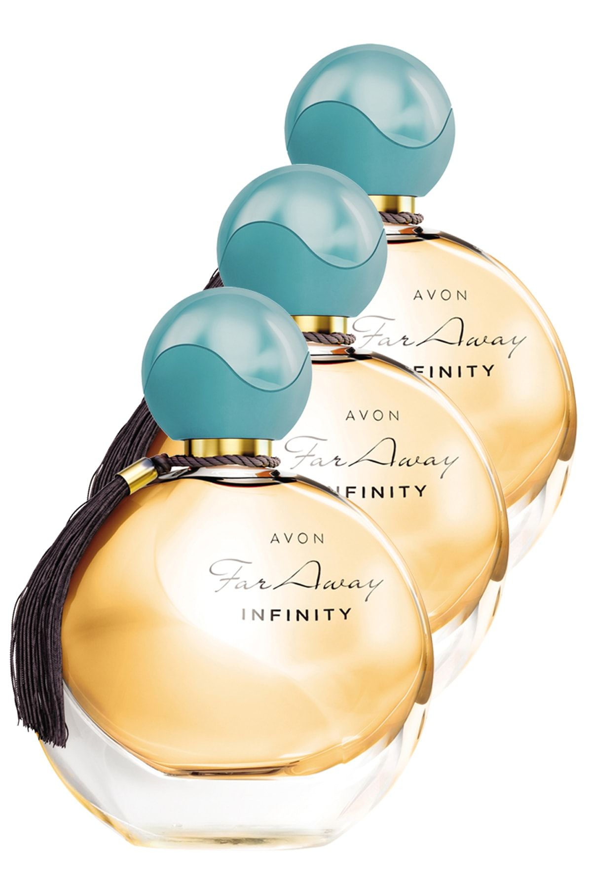 Avon Far Away Infinity Kadın Parfüm Edp 50 Ml. Üçlü Set