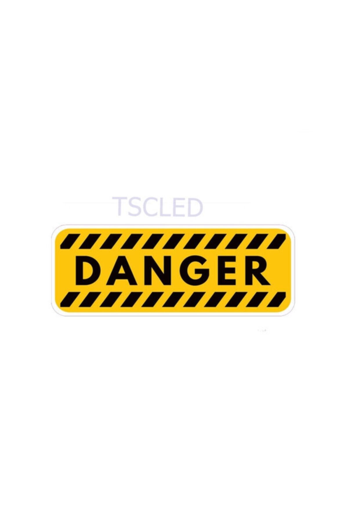 TSC 16cmx6cm Tehlike Uyarı Hatırlatma Çıkartmaları Araba Sticker