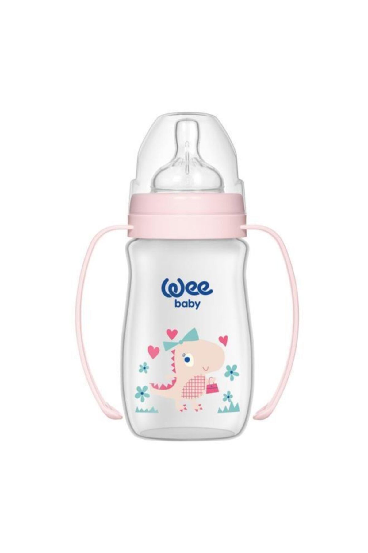 Wee Baby Klasik Plus Geniş Ağızlı Kulplu Biberon 250 ml