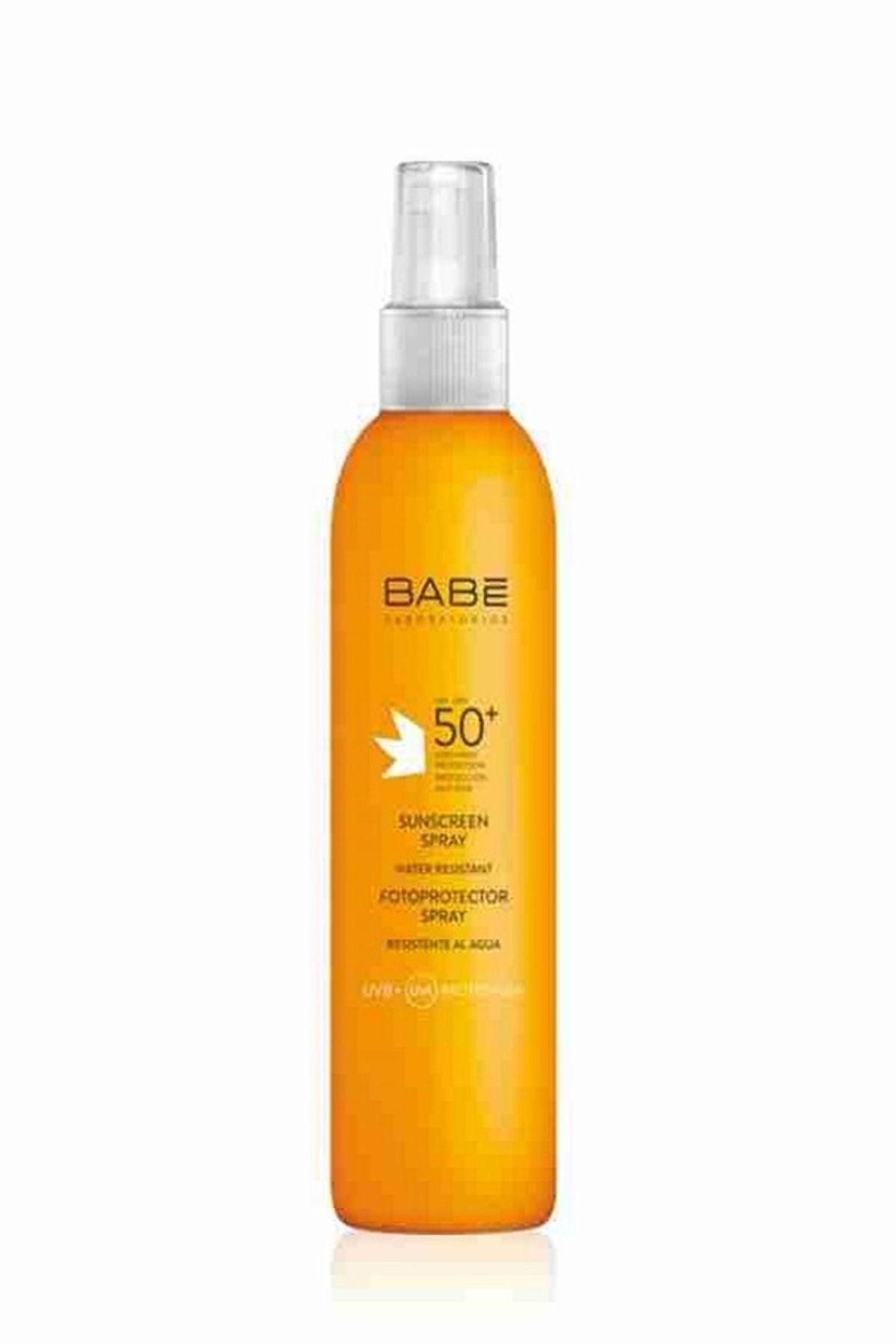 Babe Laboratorios Sunscreen Spray SPF 50+ - Vücut için Güneş Spreyi 200 ml