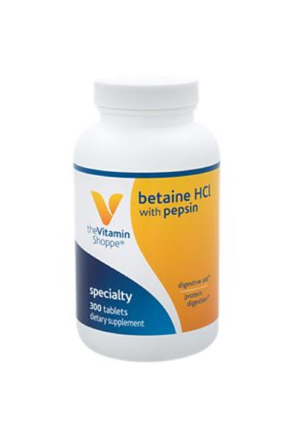 Vitamin Shoppe Betaine Hcl With Pepsin 600 Mg 300 Tablets