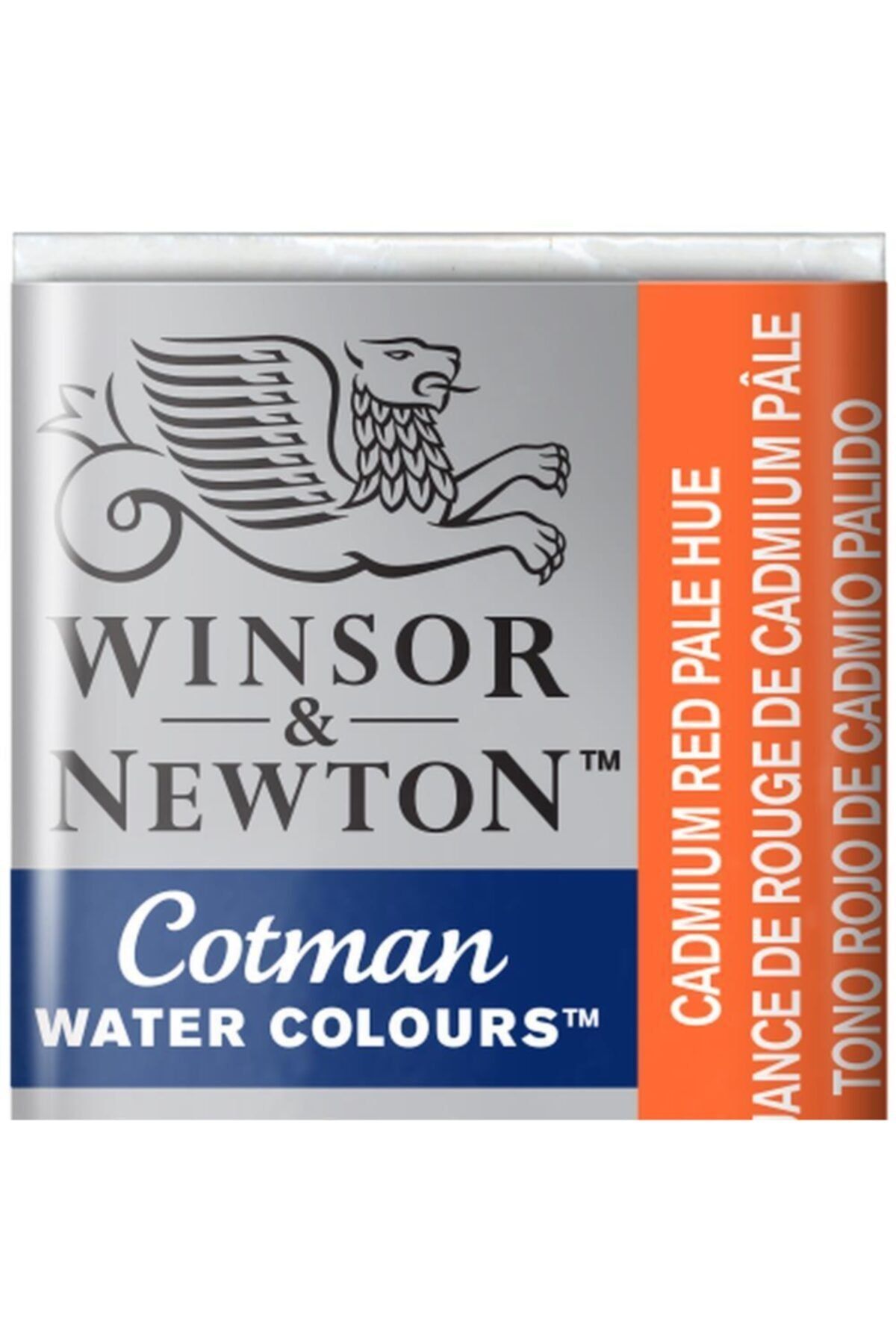 Winsor Newton Cotman Yarım Tablet Suluboya N:103 Cadmium Red Pale Hue