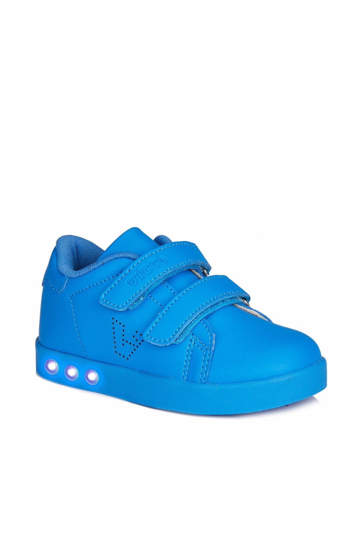 Vicco Oyo Sneaker Saks Mavi Erkek Çocuk Işıklı Spor Ayakkabı