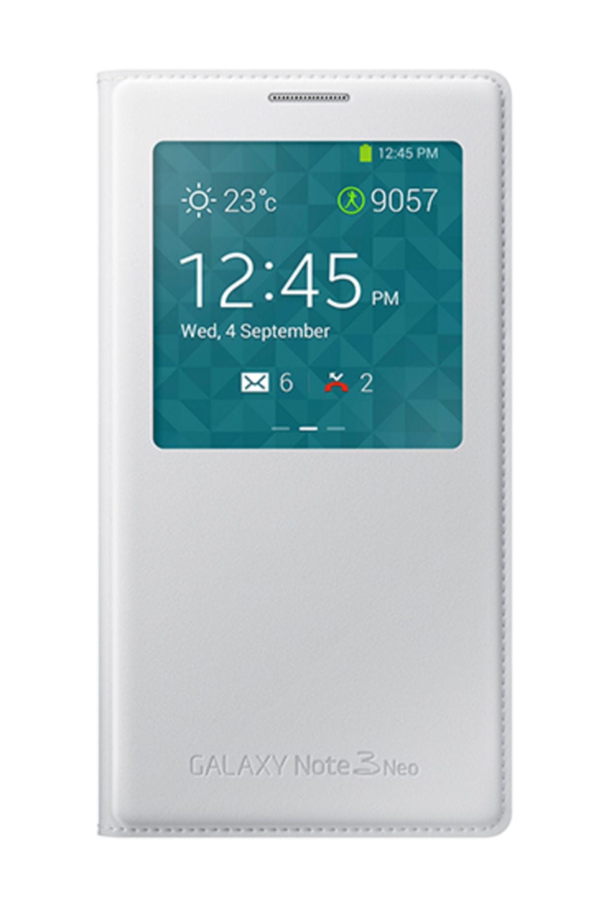 Samsung Galaxy Note 3 NEO (N7500) S View Orjinal Kılıf Beyaz