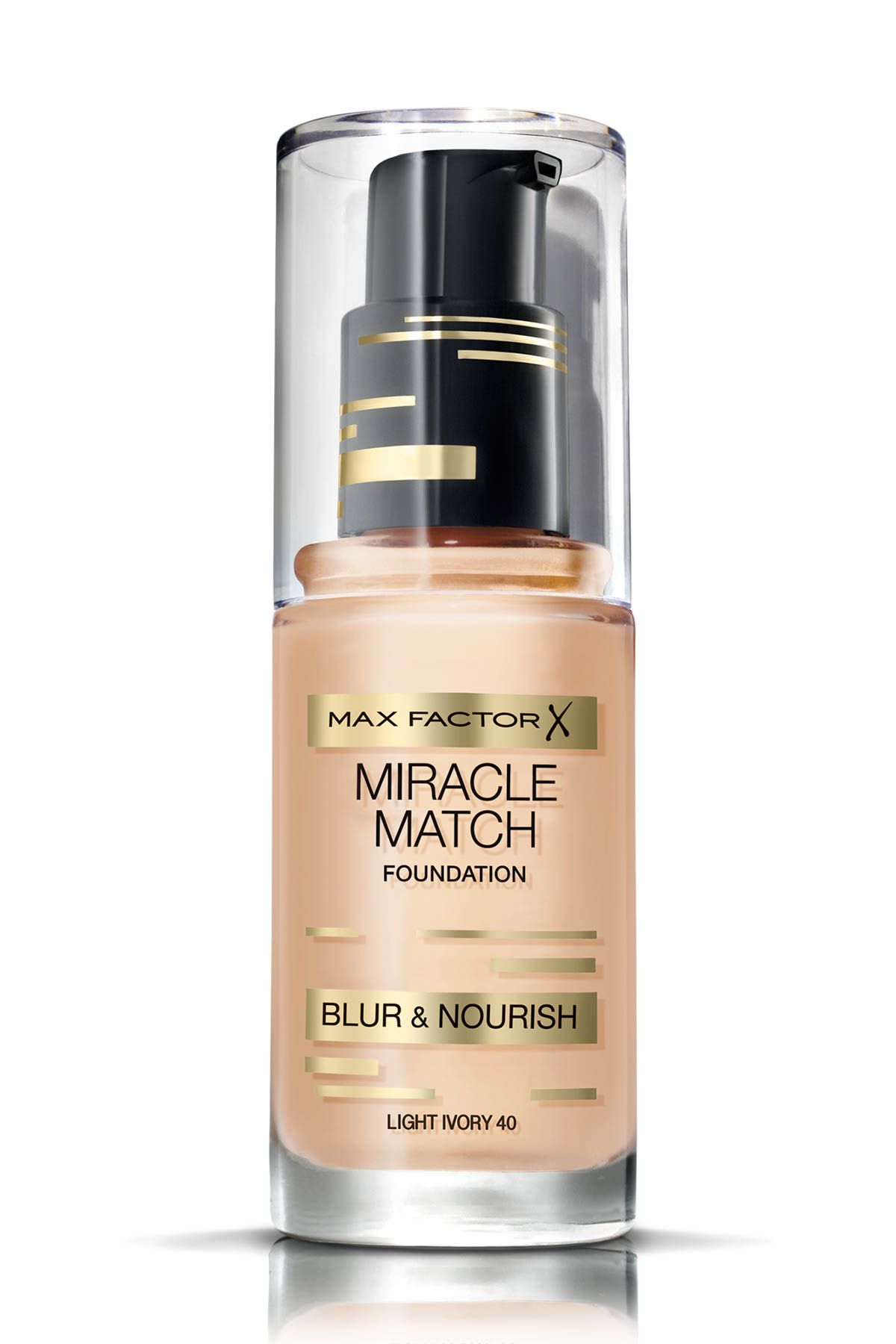 Max Factor Nemlendirme Etkili Fondöten - Miracle Match Foundation Light 40 Ivory 4084500539440