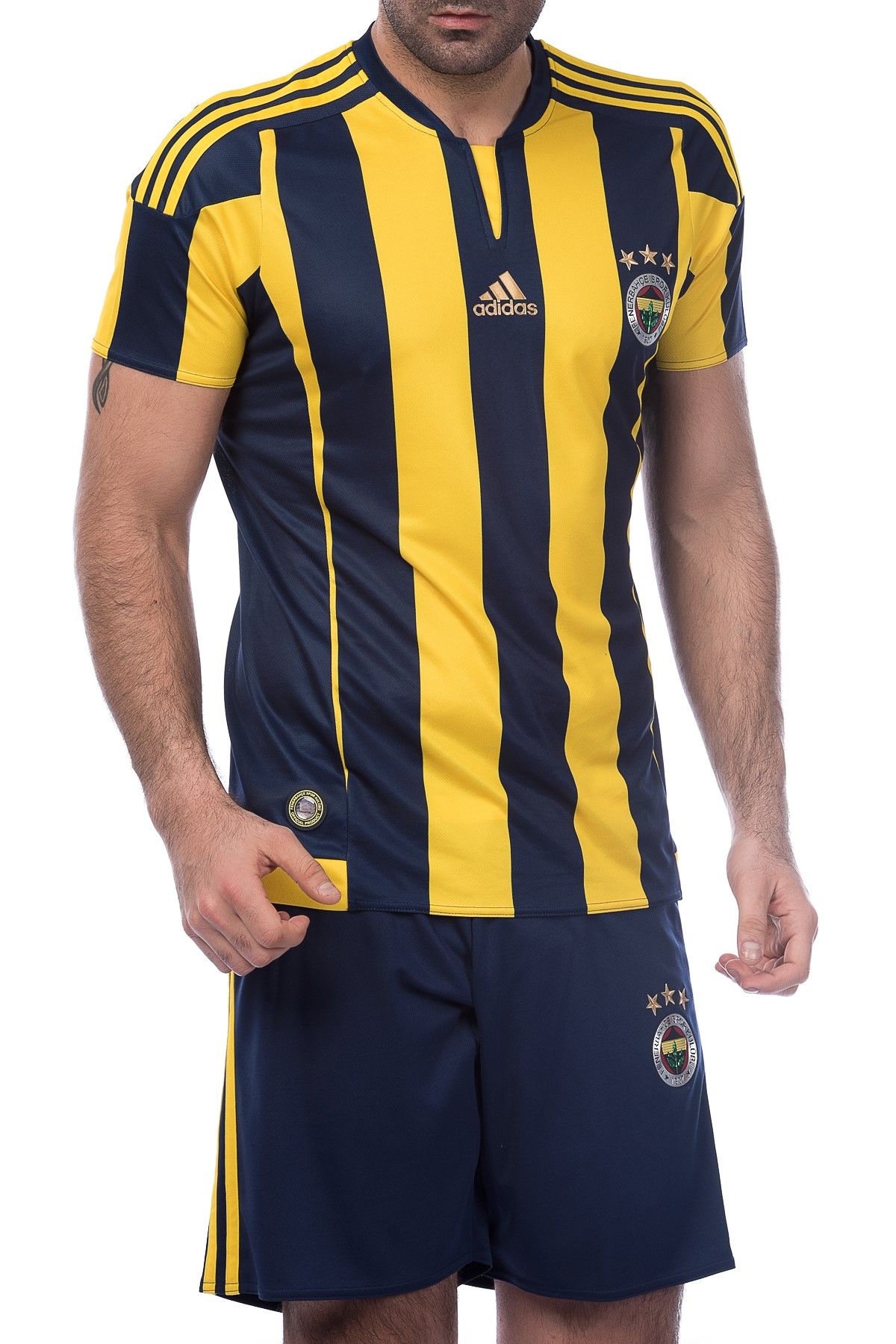 Fenerbahçe Fenerbahçe Unisex 15 Home Efsane Çubuklu Forma AT013E5S01