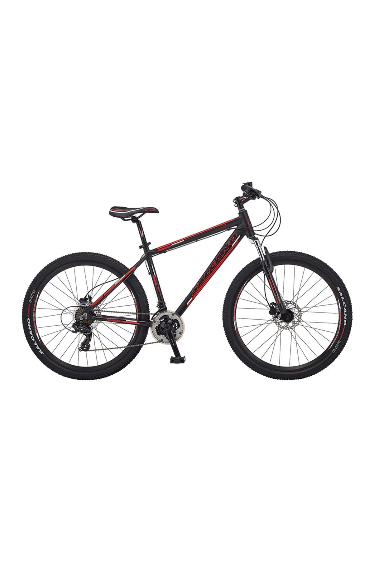 Salcano NG 750 HD 27.5 Jant Bisiklet 133 Mat Siyah-Kırmızı-Beyaz