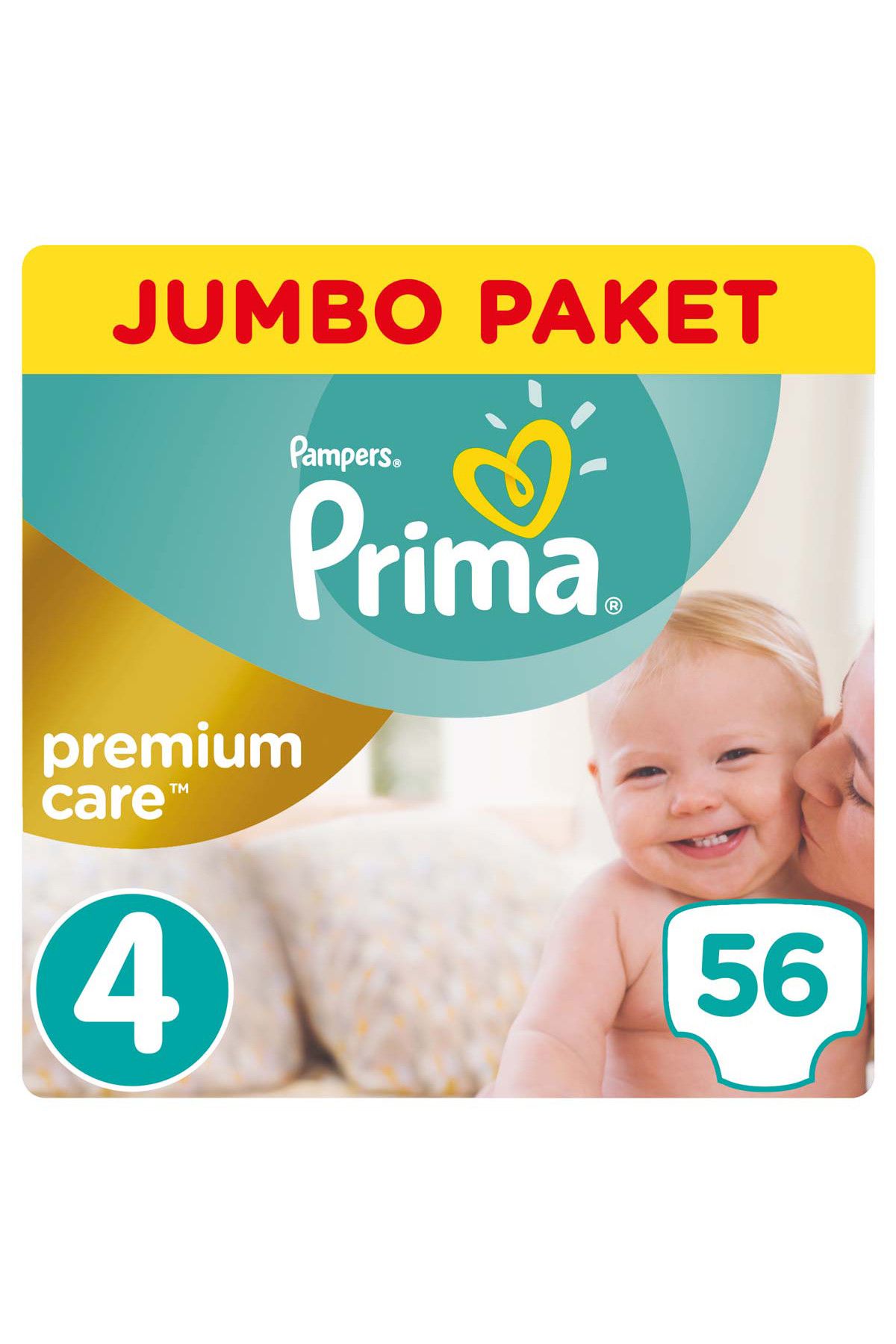 Prima Bebek Bezi Premium Care 4 Beden Maxi Jumbo 8-14 Kg 56 Adet