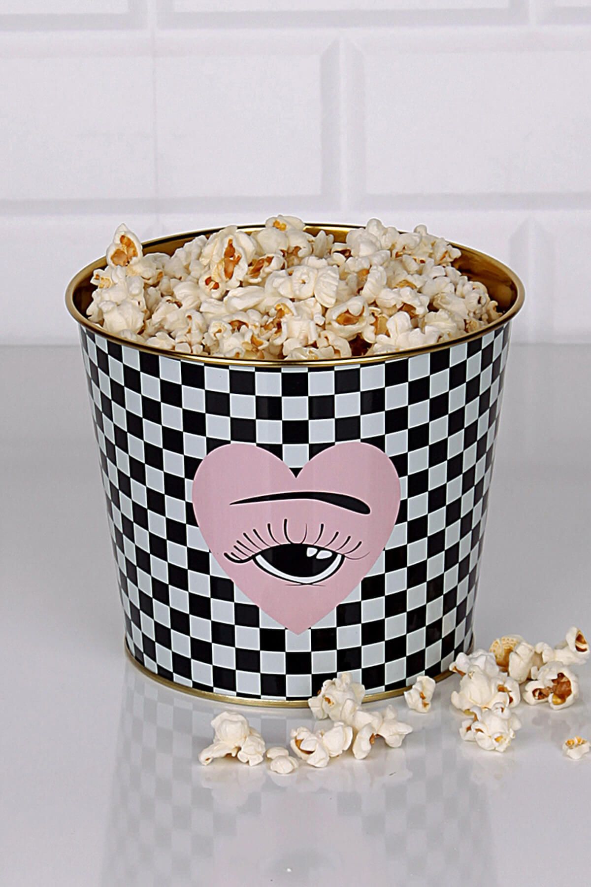 Pazarika Kirpik Desenli Popcorn Kovası - Asorti 153.SFA.9151K-2