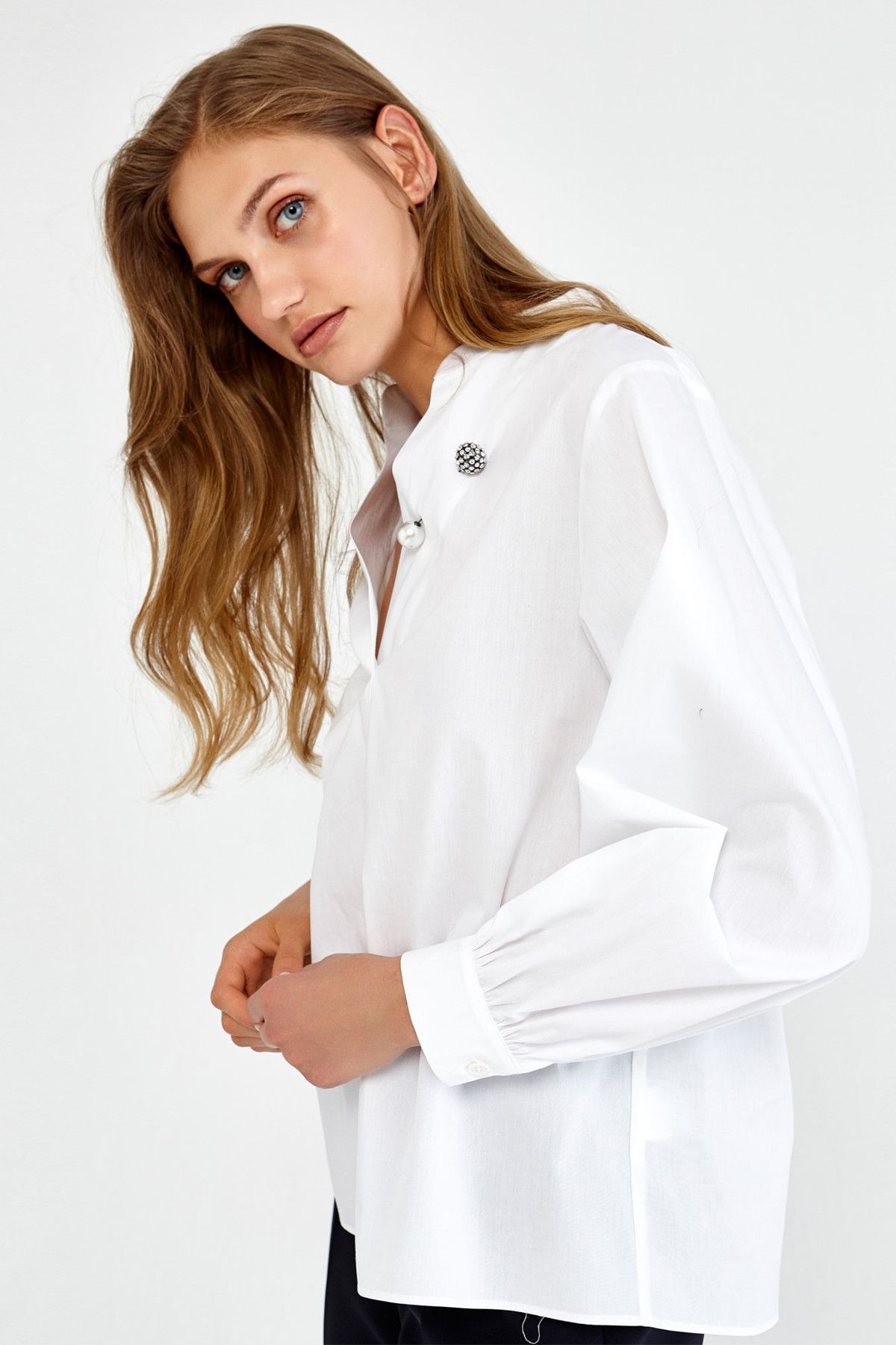 İpekyol Kadın Beyaz Gömlek IW6170016020