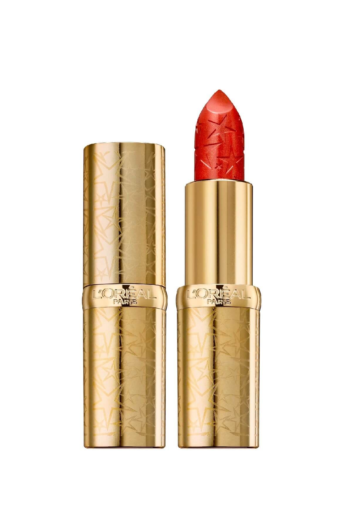 L'Oreal Paris Ruj - Xmas Color Riche Lipstick Lipstick Burning Red