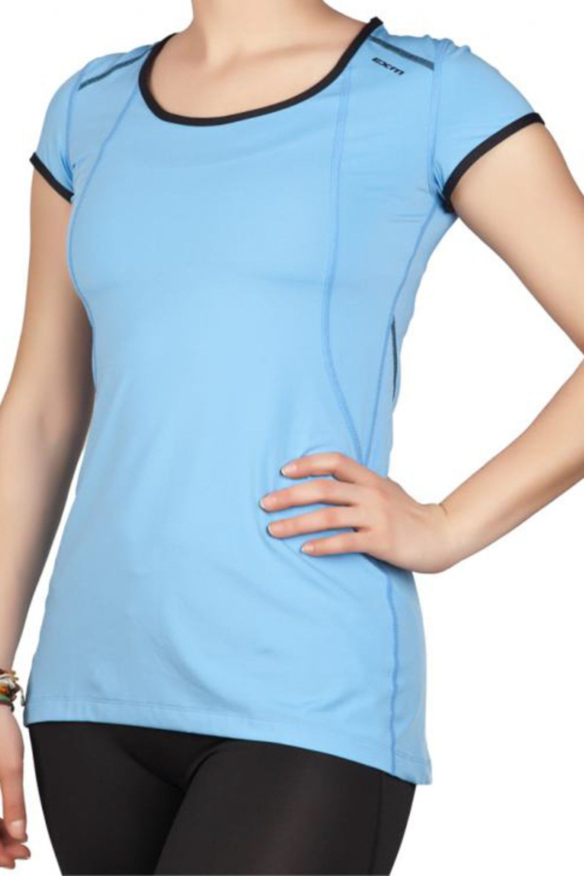 Exuma Kadın Mavi T-shirt - 142252