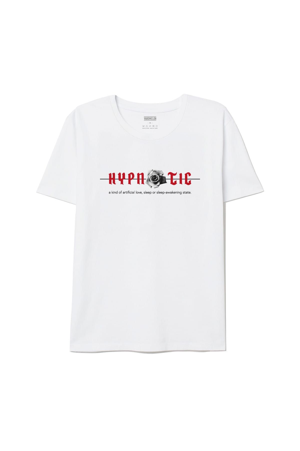Vandmelon Unisex Hypnotic Beyaz T-shirt VMU0091