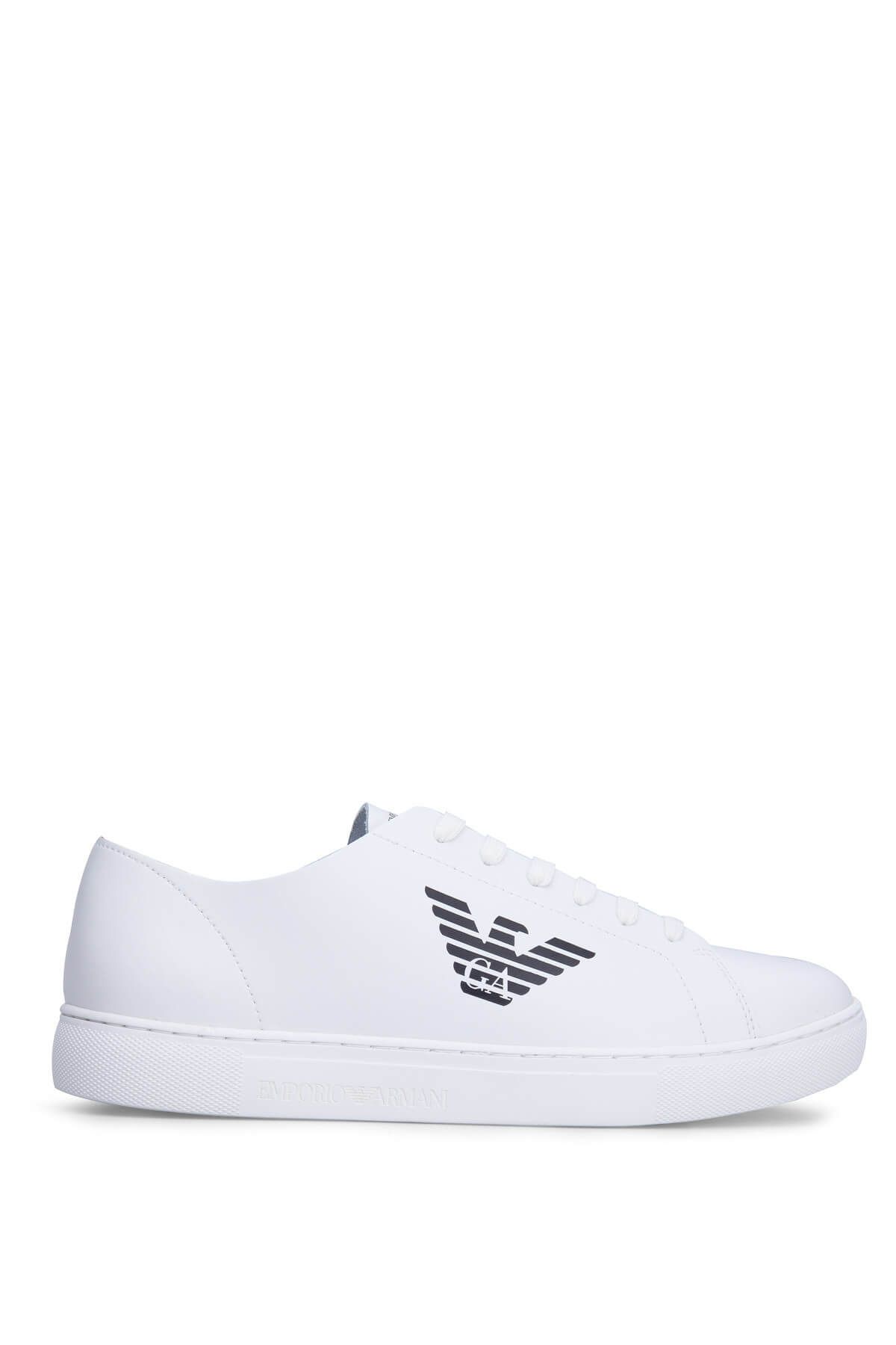 Emporio Armani Erkek Beyaz Sneaker X4C471 Xf190 00001