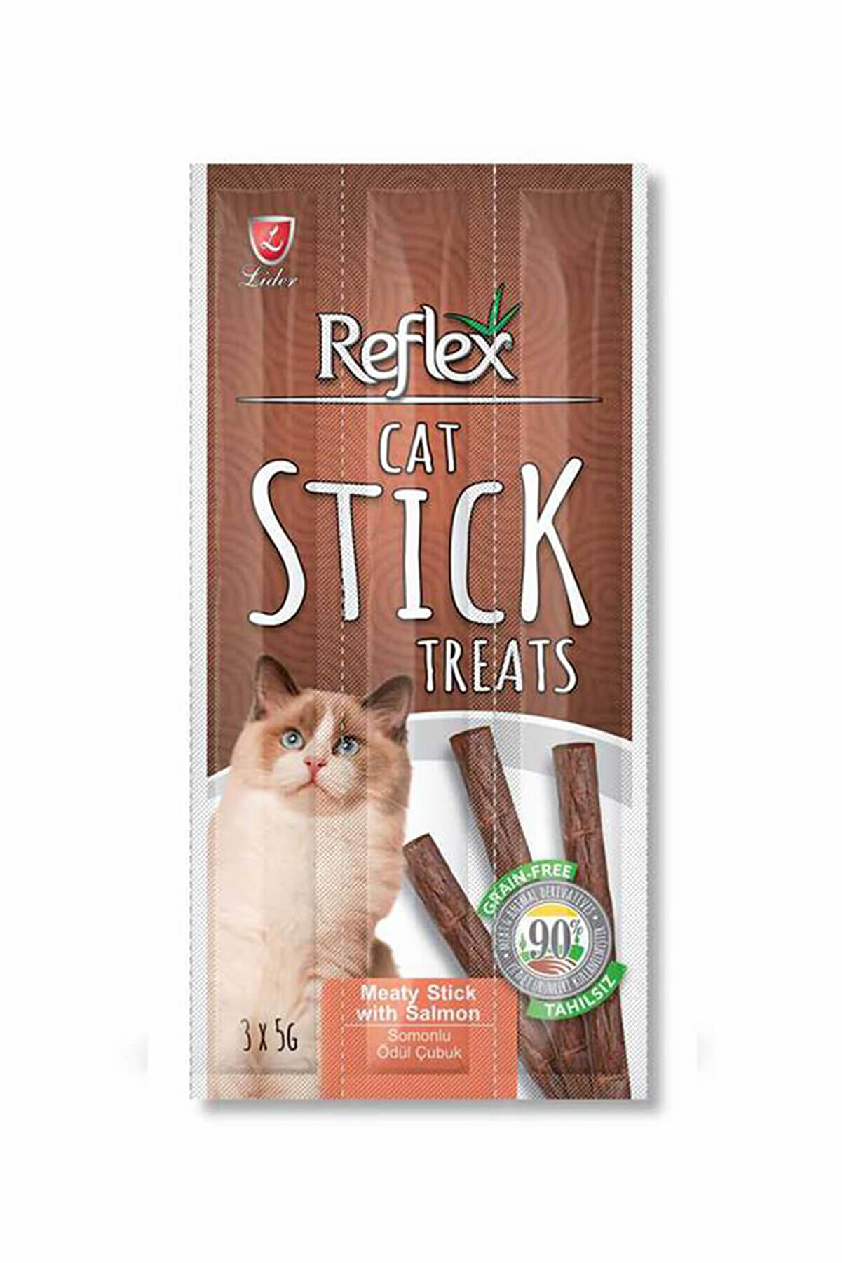 Reflex Somonlu Kedi Ödül Çubuğu 5 Gr 3 Adet