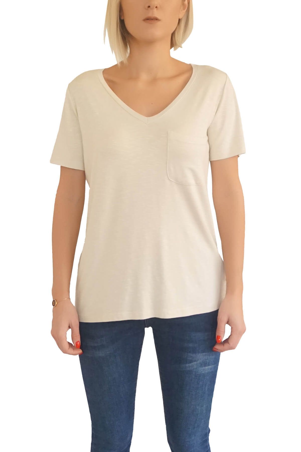 Mof Basics Kadın Taş T-Shirt VYCT-T