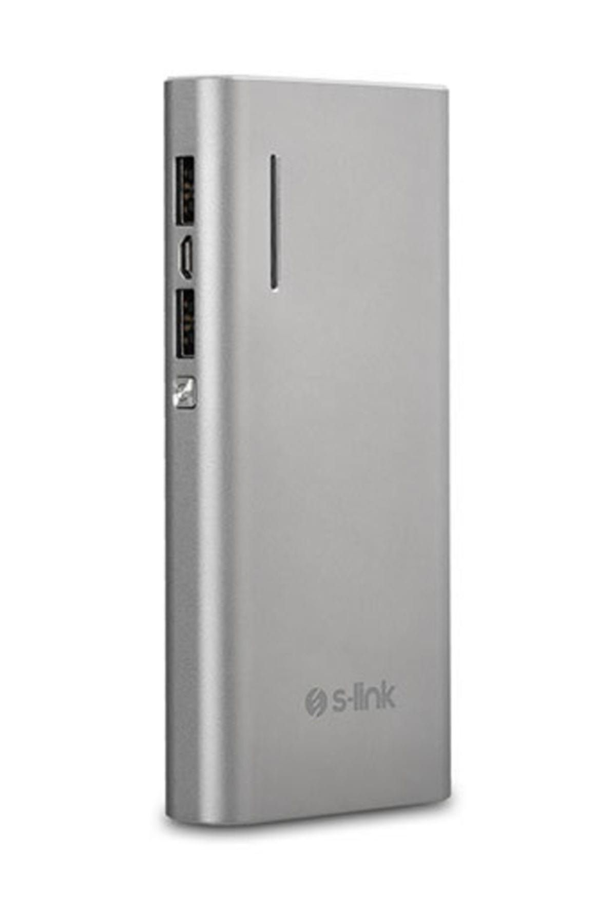 S-Link 2 Usb'li 13000mAh Gümüş Taşınabilir Pil Şarj Cihazı  ( Hızlı Şarj )