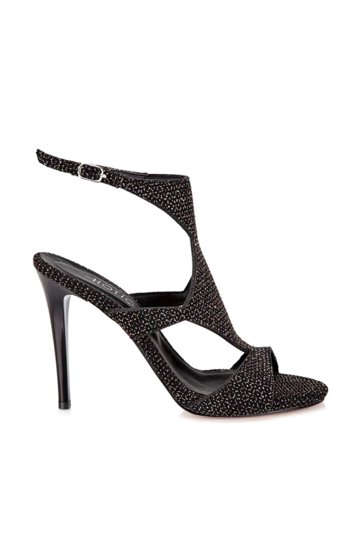 Hotiç Siyah Kadın Klasik Topuklu Ayakkabı