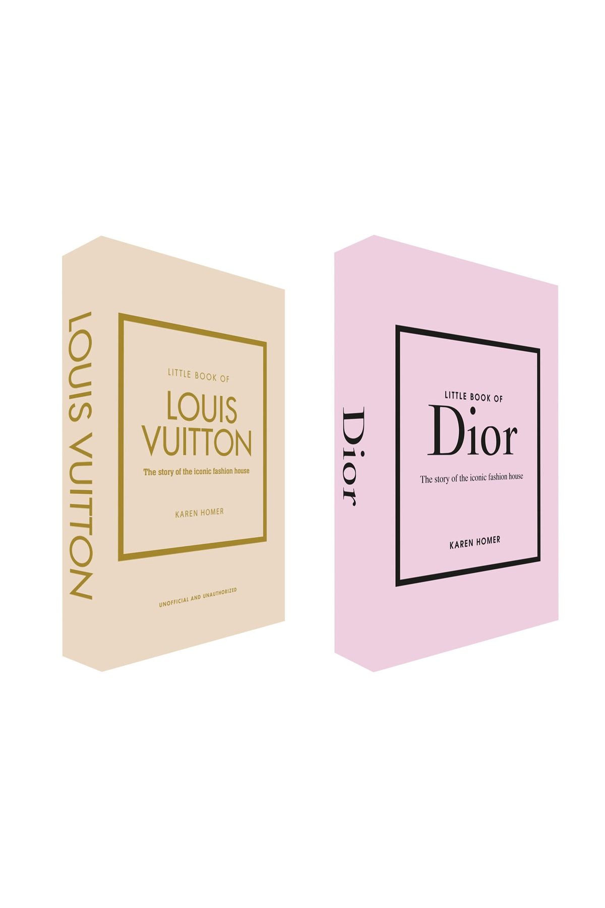 MagicHomeDecor Louis Vuitton & Dior Little Book Dekoratif Kitap Kutusu Set