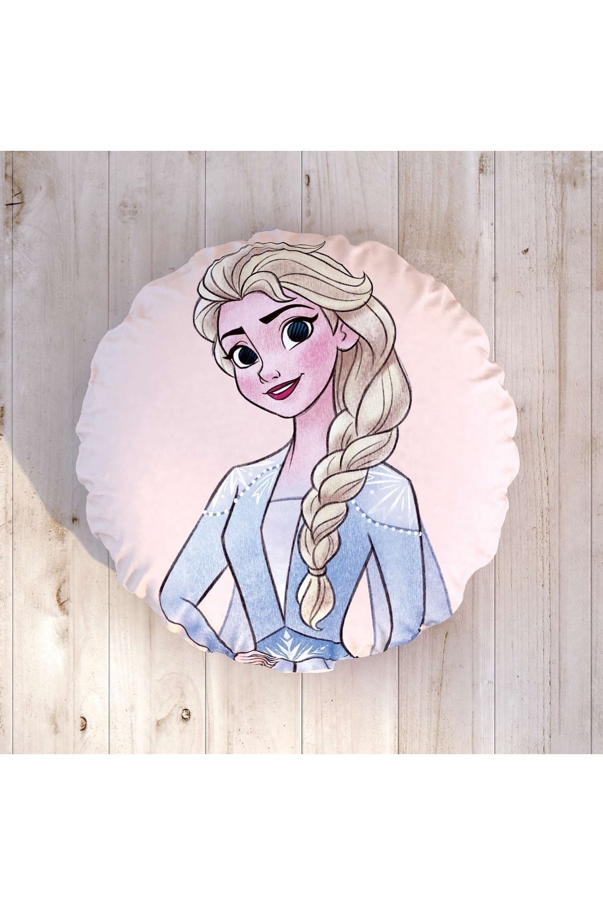 Taç Lisanslı Disney Frozen 2 Elsa Anna Çap 40 Cm Kırlent