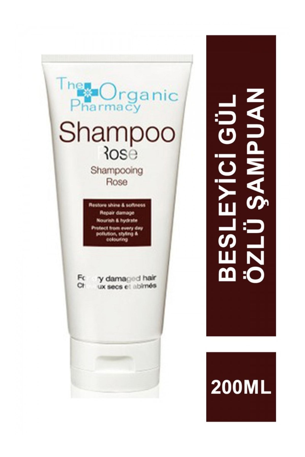 The Organic Pharmacy Rose Shampoo - Güçlendirici Ve Parlaklık Verici Gül Özlü Organik Şampuan 200 Ml