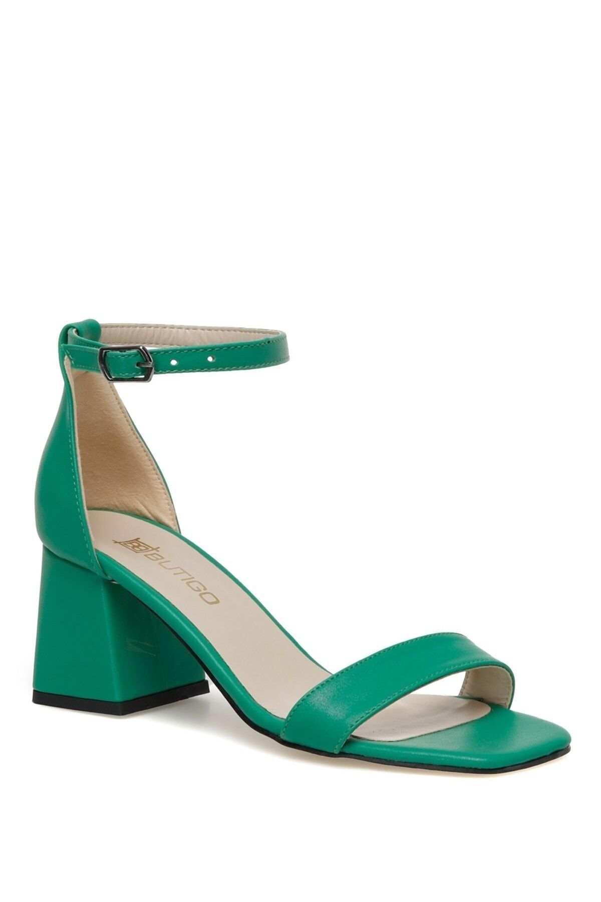 Butigo Yeşil Kadın Topuklu Sandalet