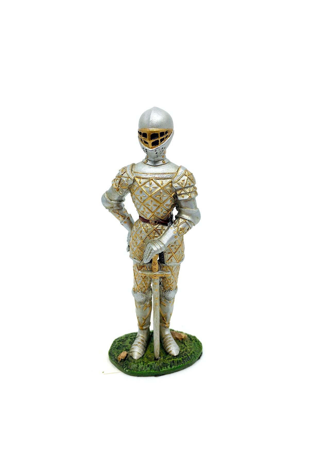 Tüterler Kurşun Asker Kılıçlı Ve Zırhlı Orta Çağ Şövalye | Koleksiyonluk Model Asker | Küçük Insan Figürleri